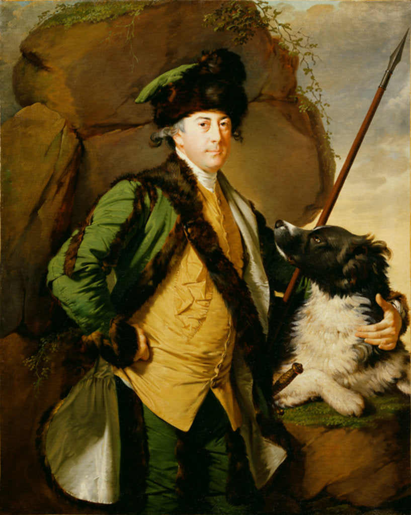 Detail of Portrait of John Whetham of Kirklington, 1779-1780 by Joseph Wright of Derby