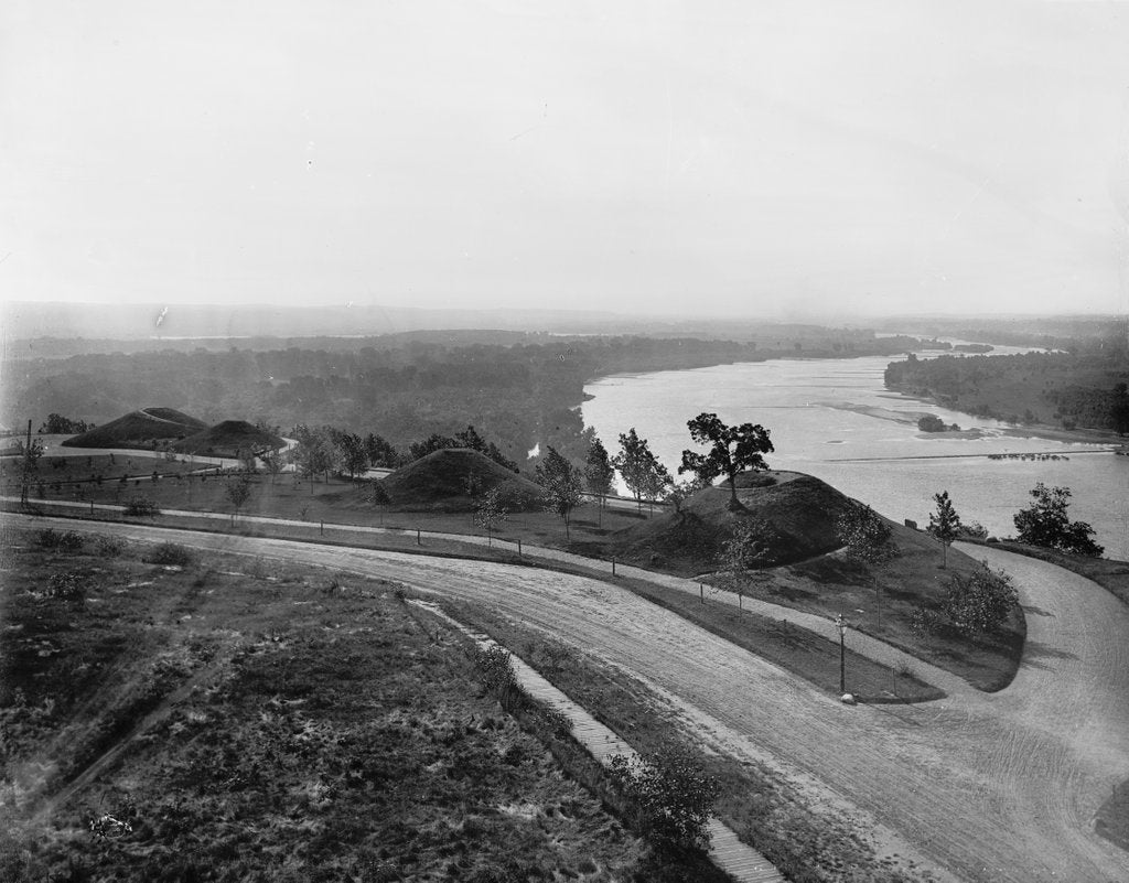 Detail of Indian Mound Park, St. Paul, Minnesota, c.1898 by Detroit Publishing Co.