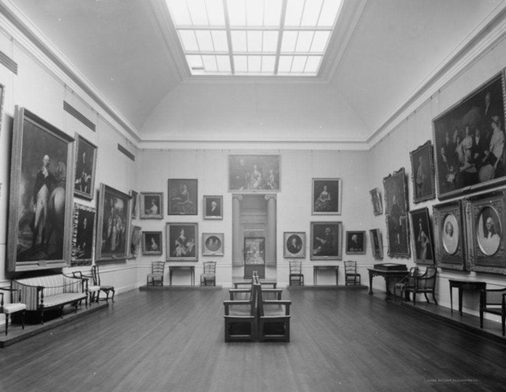 Detail of Early American Room, Museum of Fine Arts, Boston, Massachusetts, c.1909-20 by Detroit Publishing Co.