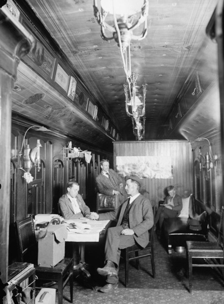 Detail of New York Central Railway photographic car, c.1895-1915 by Detroit Publishing Co.