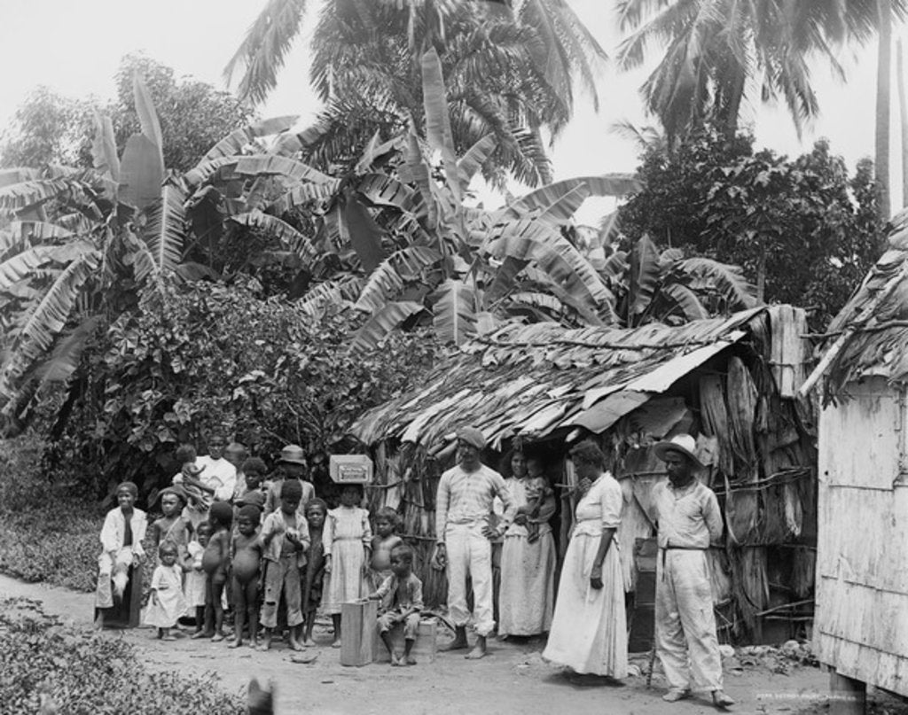 Detail of Puerto Rican natives, c.1903 by Detroit Publishing Co.