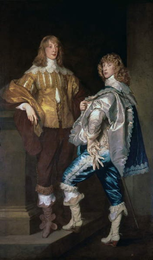 Detail of Lord John Stuart and his brother, Lord Bernard Stuart c.1638 by Anthony van Dyck