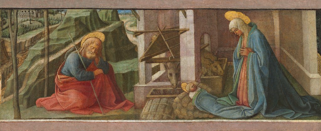Detail of The Nativity, c.1445 by Fra Filippo Lippi