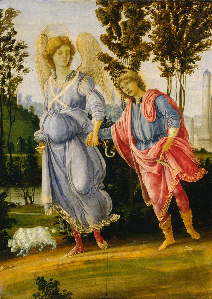 Detail of Tobias and the Angel, c.1475/1480 by Filippino Lippi