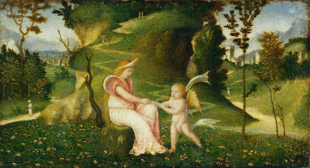 Detail of Venus and Cupid in a Landscape, c.1505/1515 by Giorgione