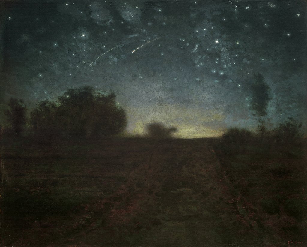 Detail of Starry Night, c.1850-65 by Jean-Francois Millet