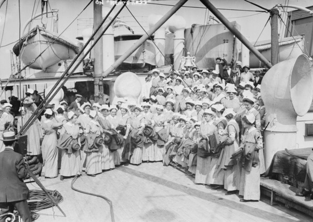 Detail of On 'Red Cross', 1914 by George Grantham - Bain News Service Bain