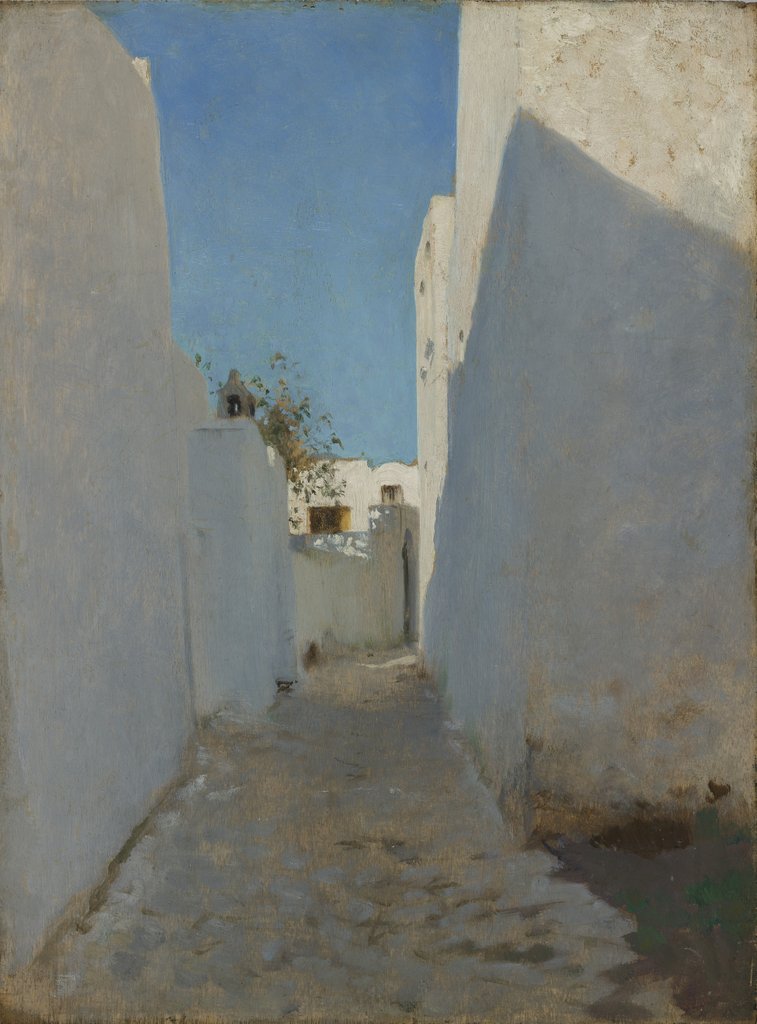 Detail of A Moroccan Street Scene, 1879-1880 by John Singer Sargent