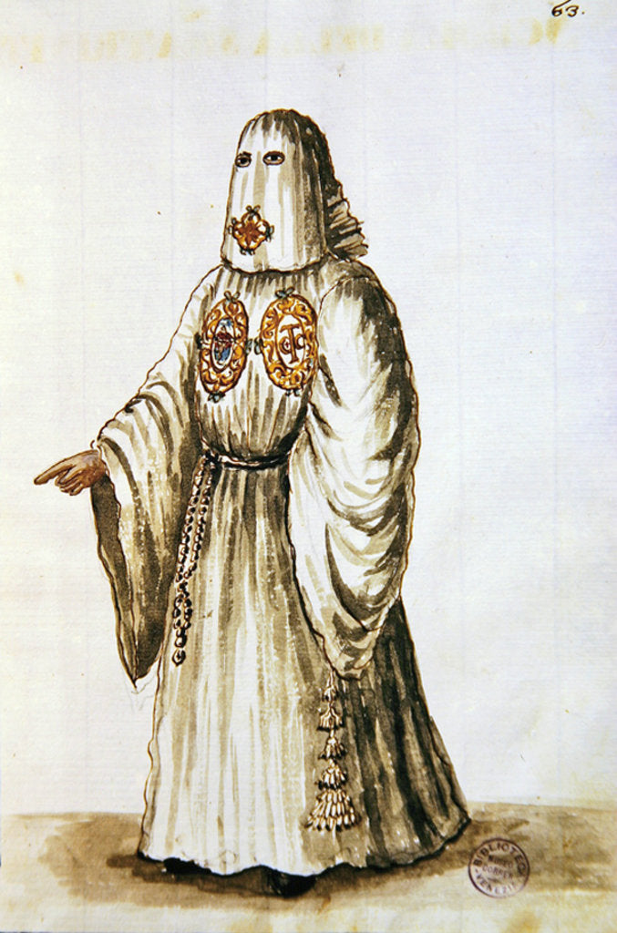 Detail of Robes of the Confraternity of the Holy Trinity by Jan van Grevenbroeck