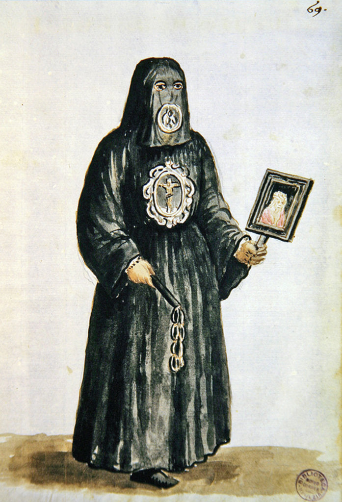 Detail of Robes of the Guardians of the lay guild of St. Fantino at Venice by Jan van Grevenbroeck