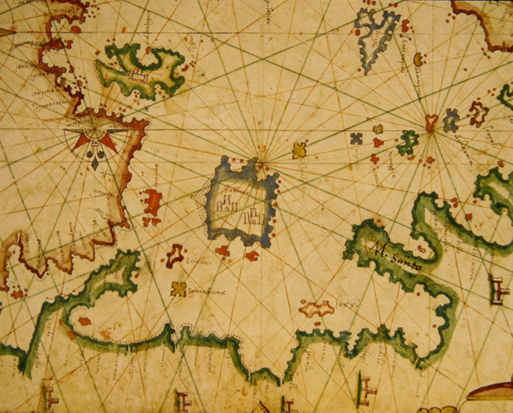 Detail of The Island of Lemnos by Pietro Giovanni Prunes