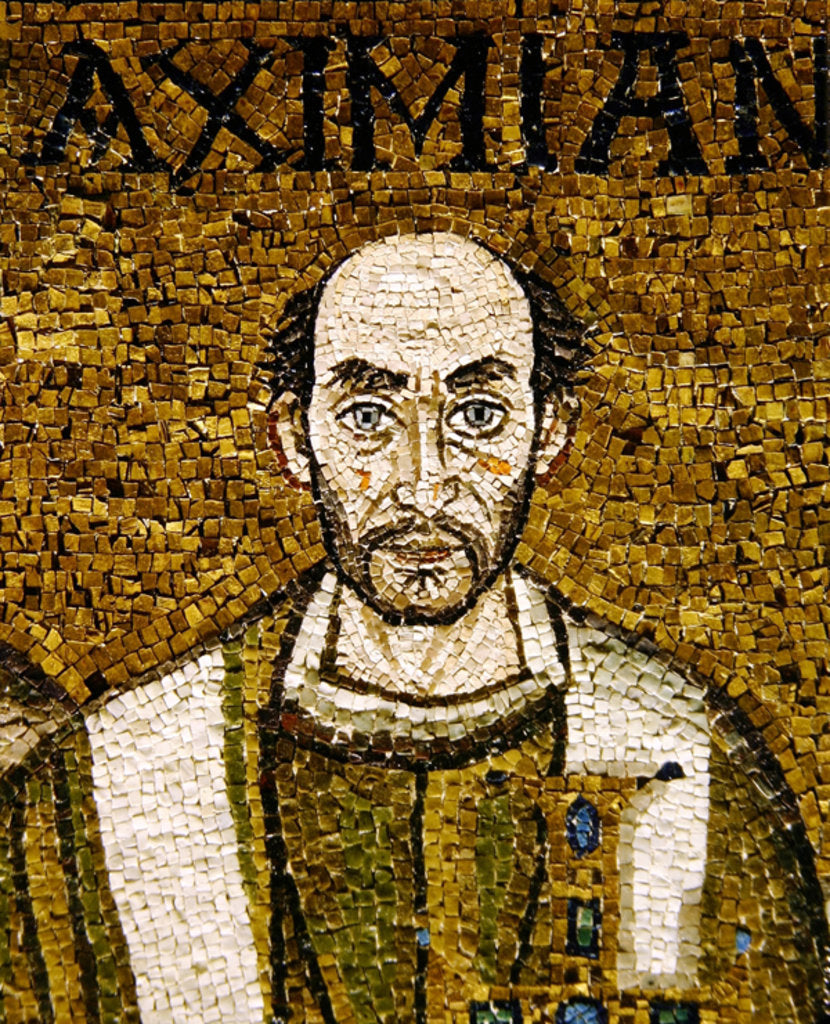 Detail of The face of Massimiano by Byzantine School