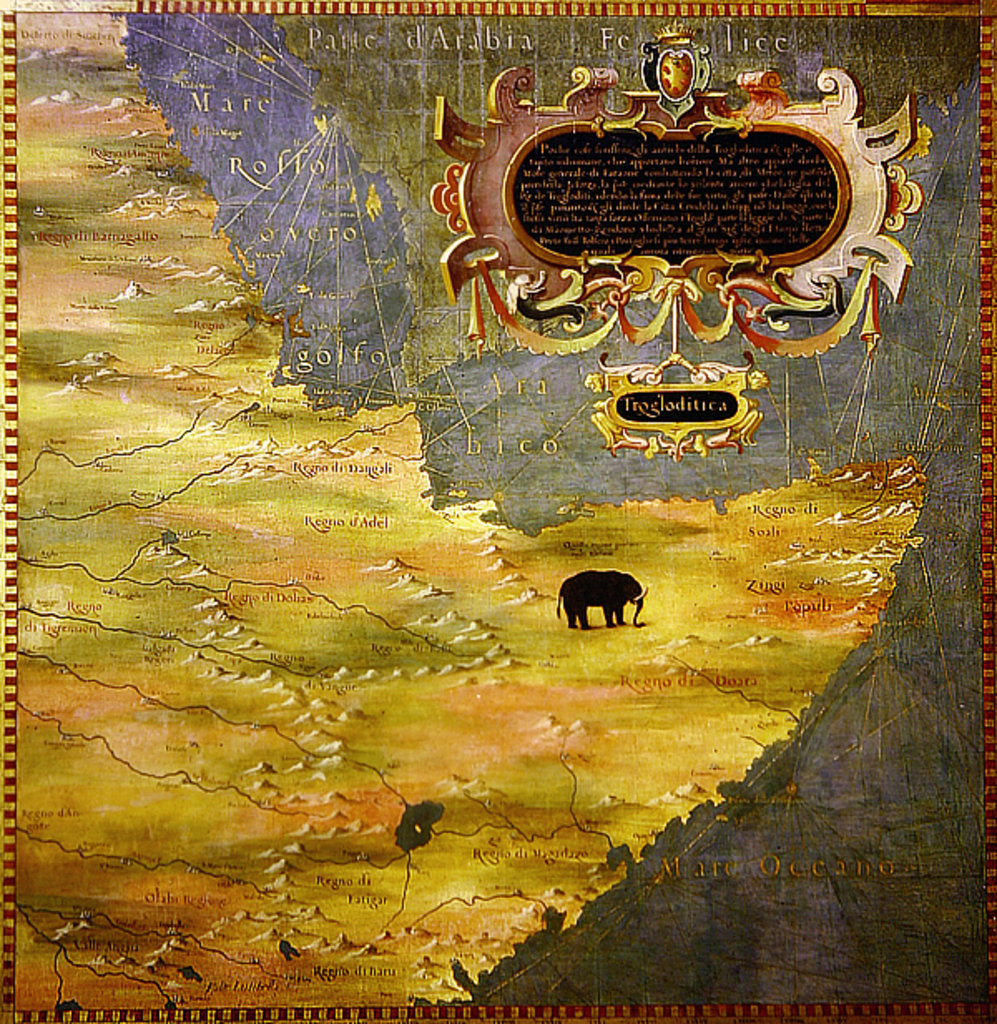 Detail of The Troglodyte Region by Stefano Buonsignori