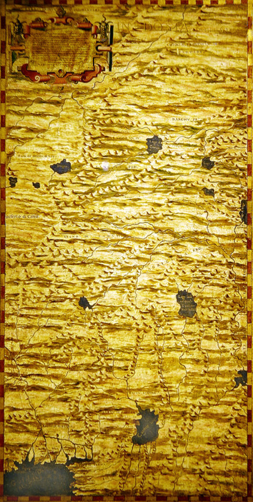 Detail of Map of Tartary by Stefano Buonsignori