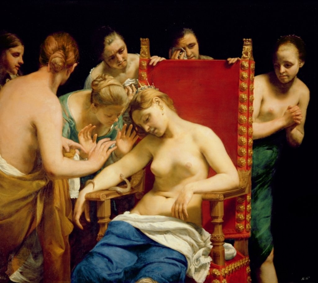 Detail of The Death of Cleopatra by Guido Cagnacci