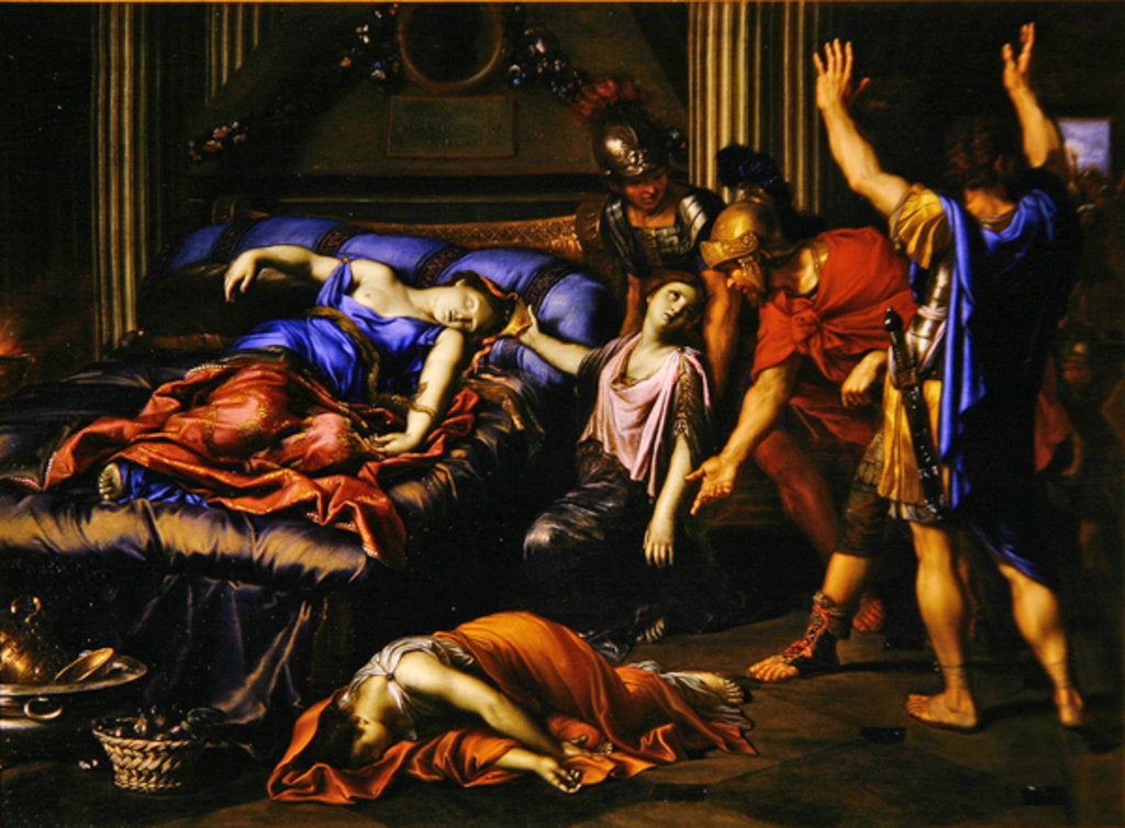 Detail of The Death of Cleopatra by Pierre Mignard