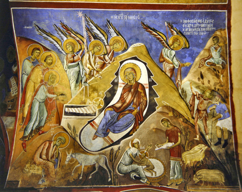 Detail of The Adoration of the Magi by Byzantine School