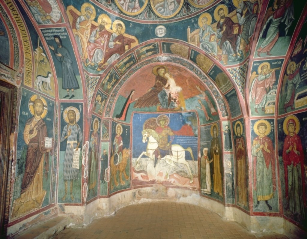 Detail of View of the narthex, 1332-3 by Byzantine