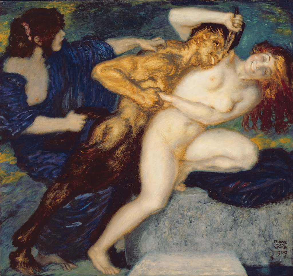 Detail of Scherzo, 1909 by Franz von Stuck