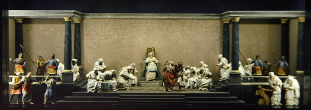 Detail of Christ before Caiaphas by Franz Xaver Nissl