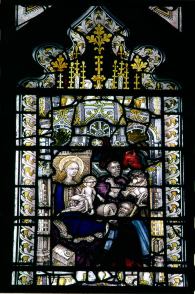 Detail of Adoration of the Shepherds, 15th century by Anonymous