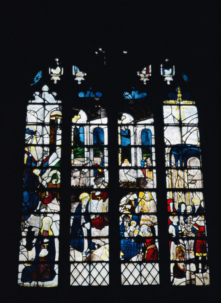 Detail of Nativity, Adoration of the Magi and Presentation in the Temple, c.1500 by Anonymous