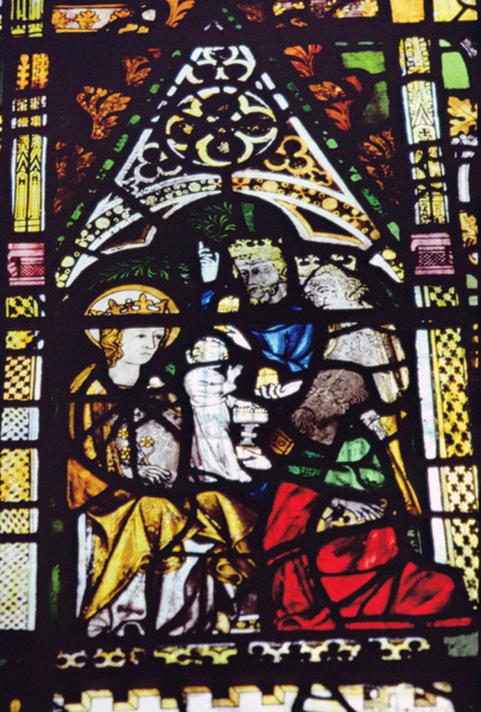 Detail of Adoration of the Magi, originally from Aerschot, near Louvain by Anonymous