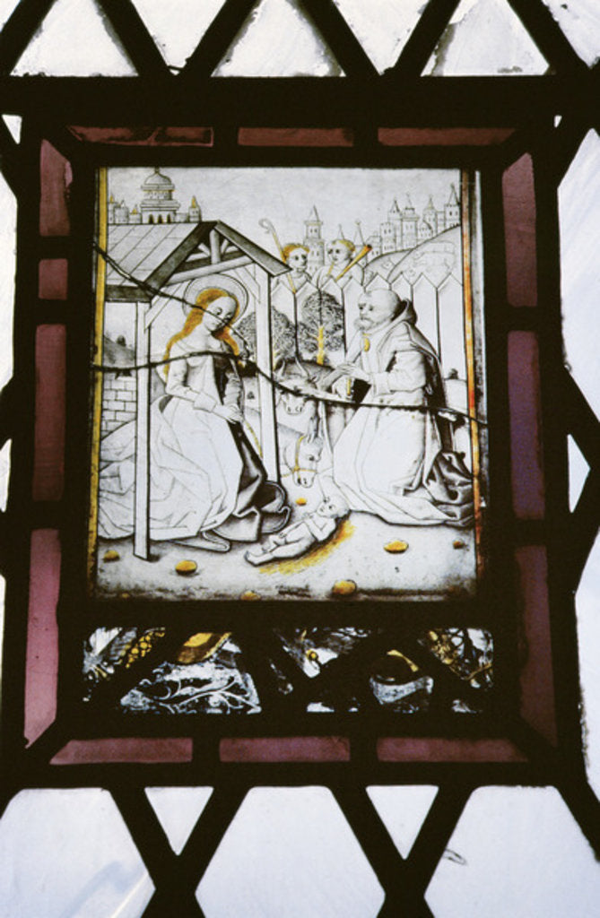 Detail of The Holy Family and the Adoration of the Shepherds, 15th century by Anonymous