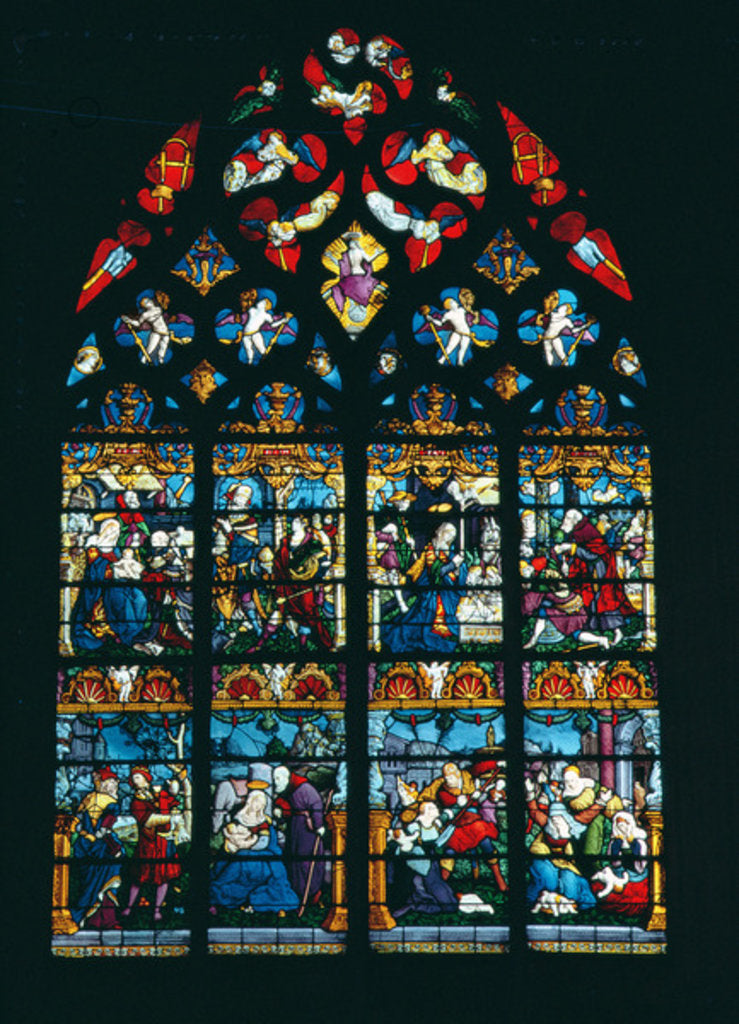 Detail of Nativity: French, 15th century by Anonymous