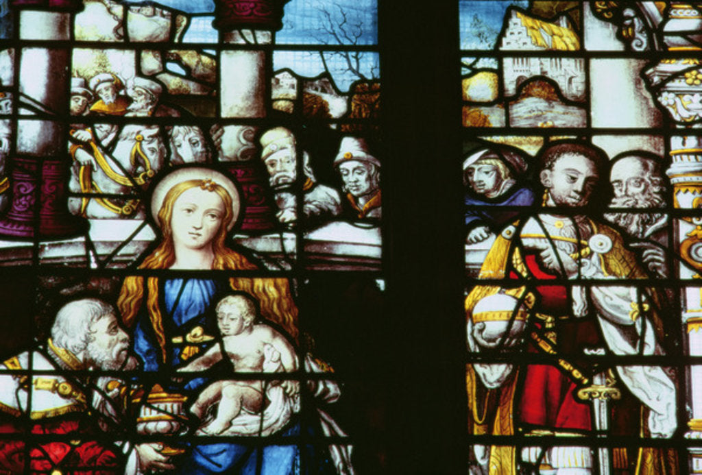 Detail of Adoration of the Magi, French 16th cent. by Anonymous