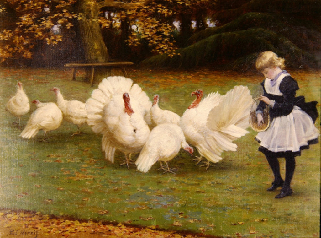 Detail of Feeding Time by Philip Richard Morris