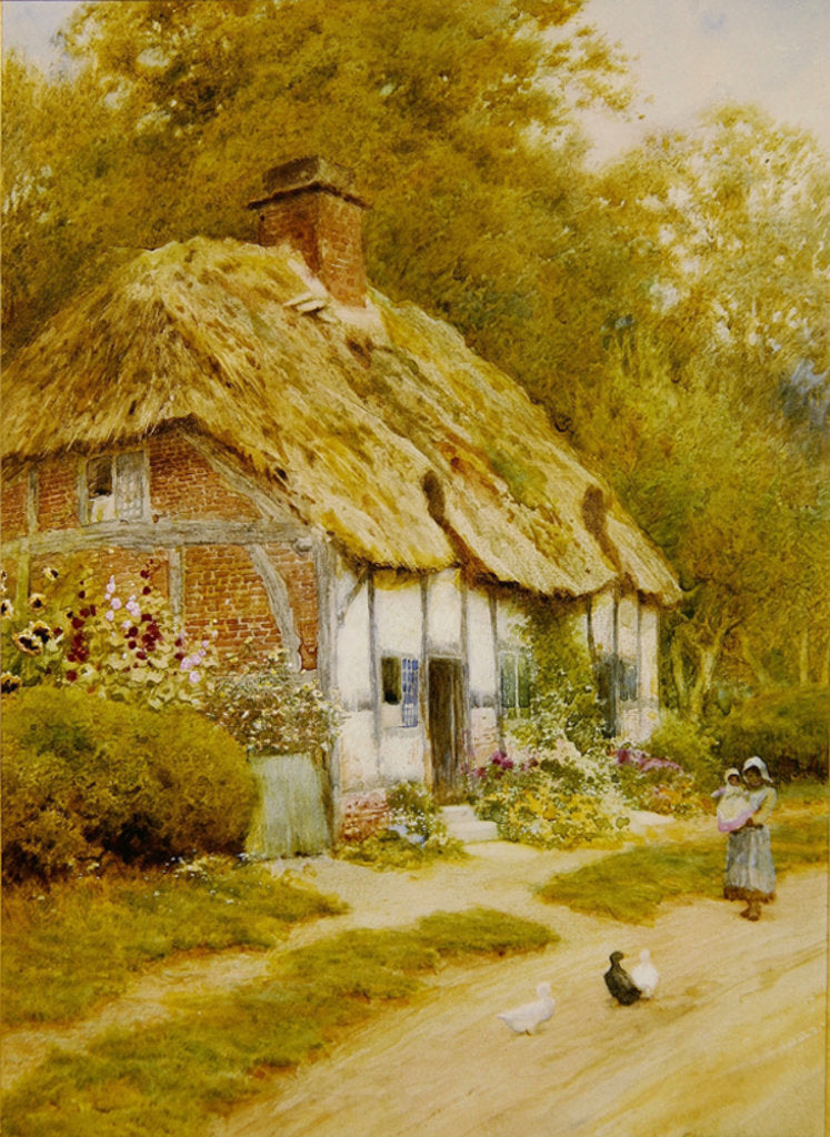 Detail of Watching the Ducks by Arthur Claude Strachan