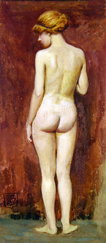 Detail of Study of a nude by Murray Bladon