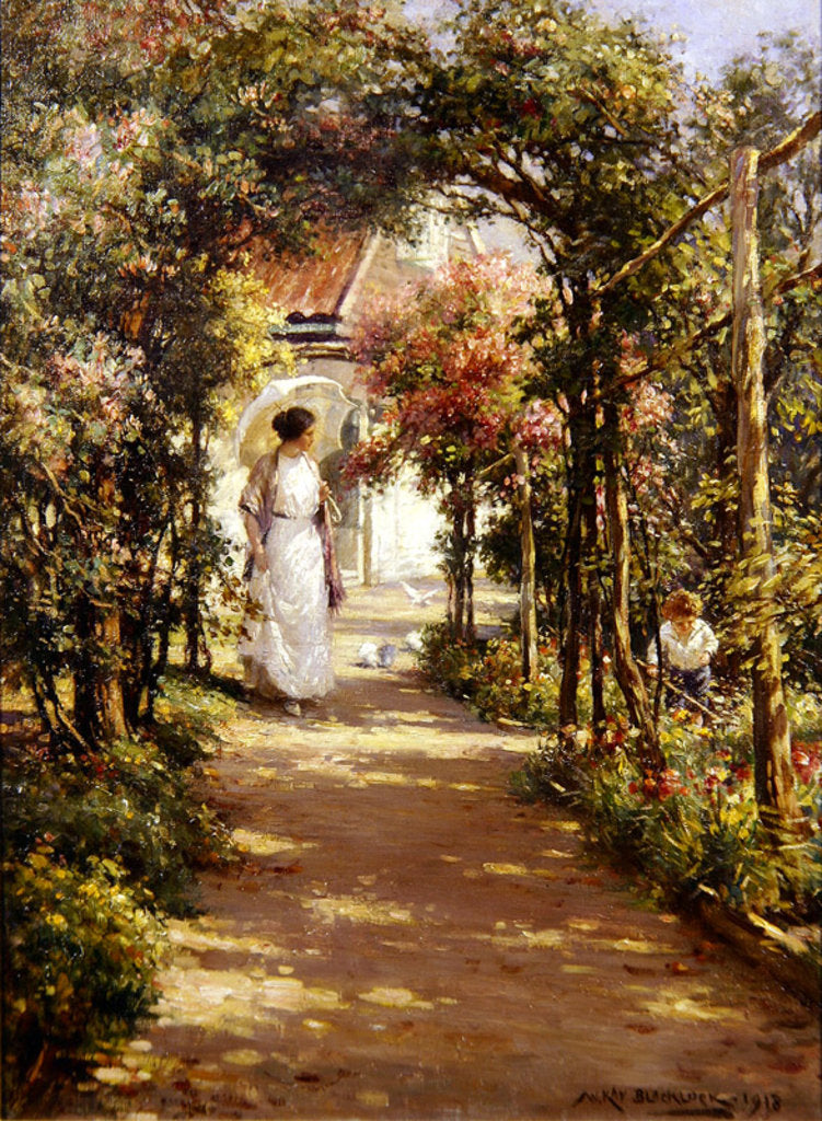 Detail of Summer, 1918 by William Kay Blacklock