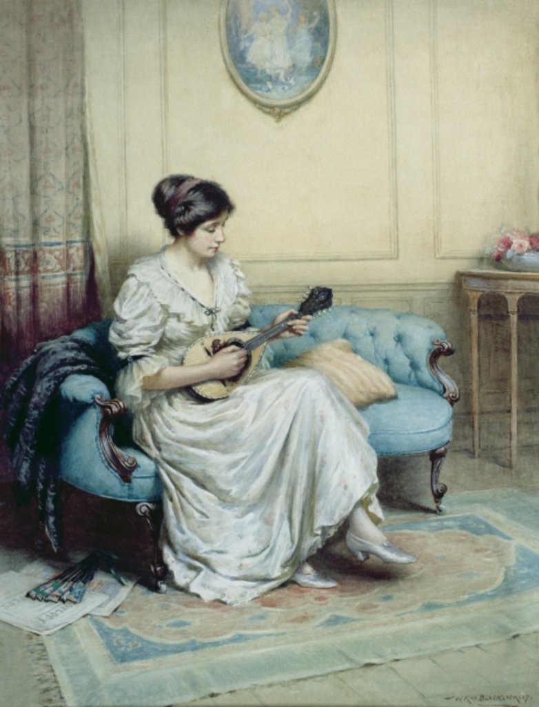 Detail of Musical interlude, 1917 by William Kay Blacklock