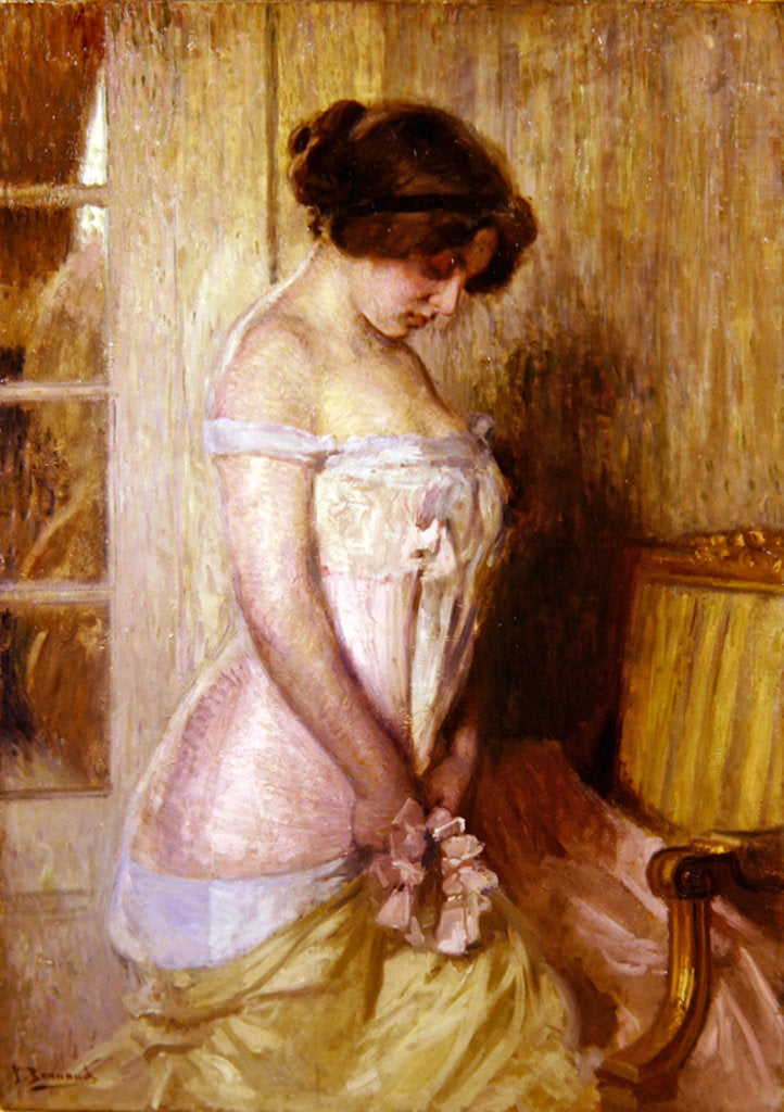 Detail of Dressing for the Ball by Pierre Bonnaud