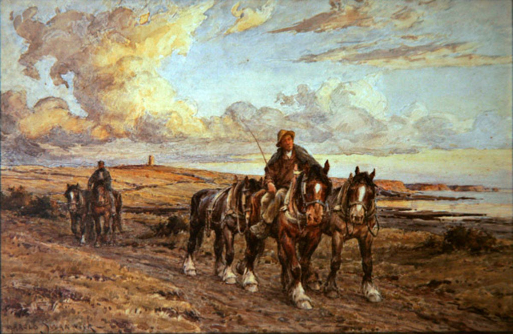 Detail of The Plough Team by Joseph Harold Swanwick