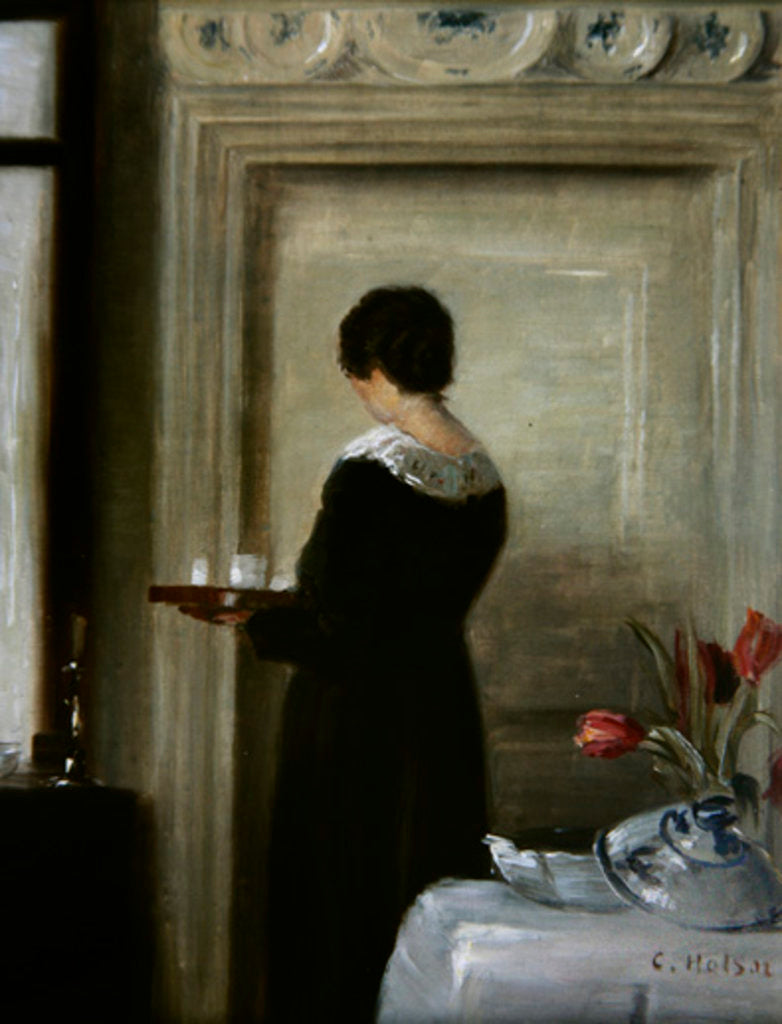 Detail of Afternoon Tea by Carl Holsoe