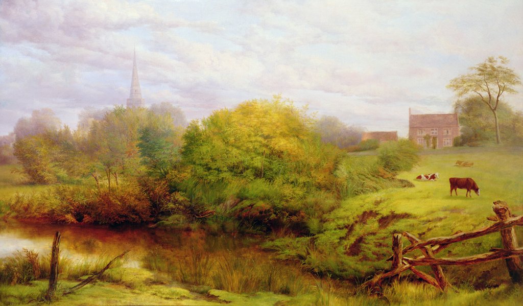 Detail of A view of Bredon by Henry Key