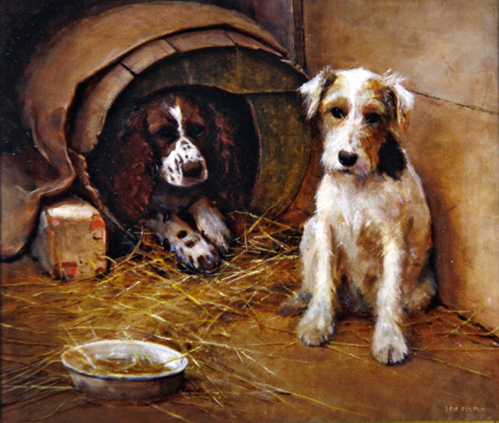 Detail of In the Dog House by Samuel Fulton