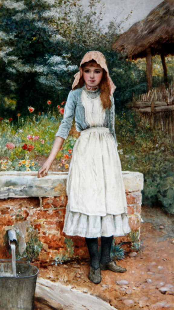 Detail of The Last Chore by Edward Killingworth Johnson