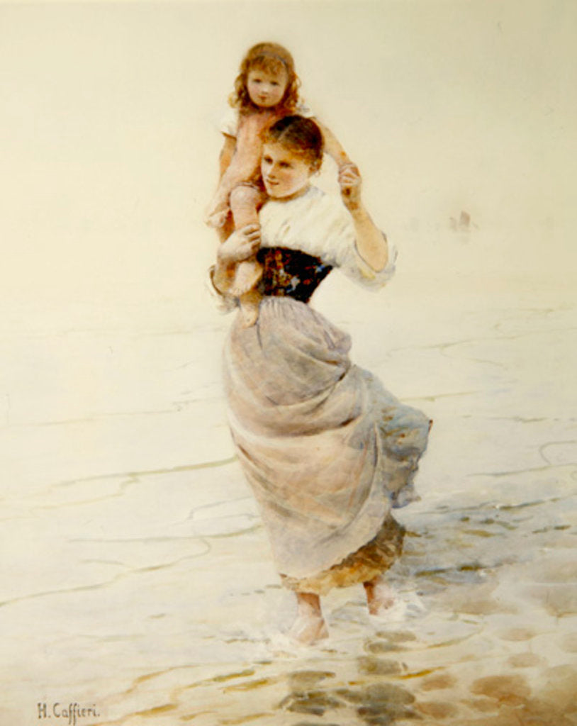 Detail of Happy Days by Hector Caffieri