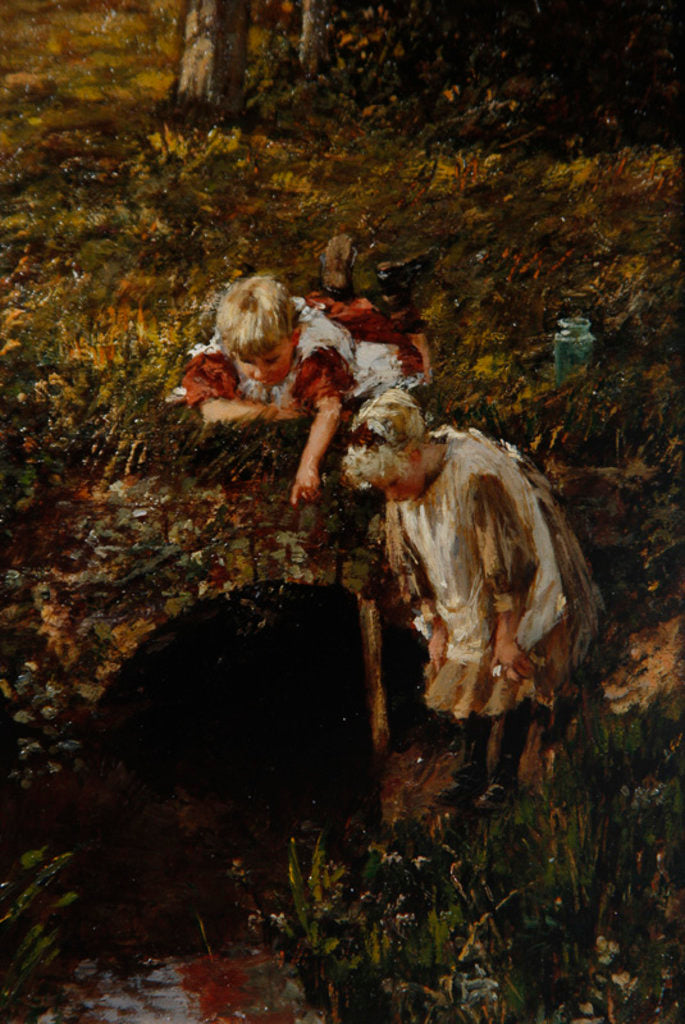 Detail of The Young Anglers by James Charles