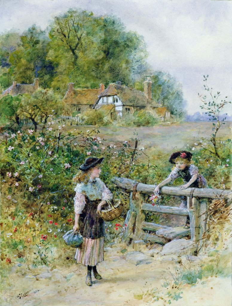 Detail of The Stile by William Stephen Coleman