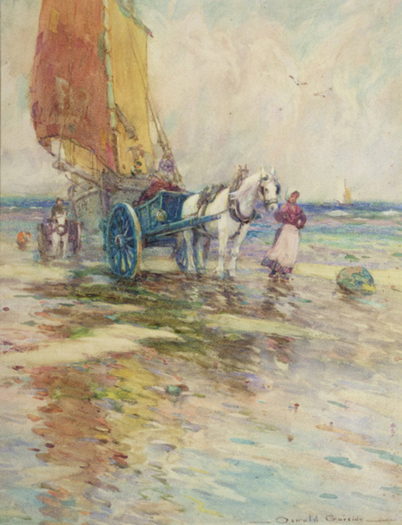 Detail of On the Beach by Oswald Garside