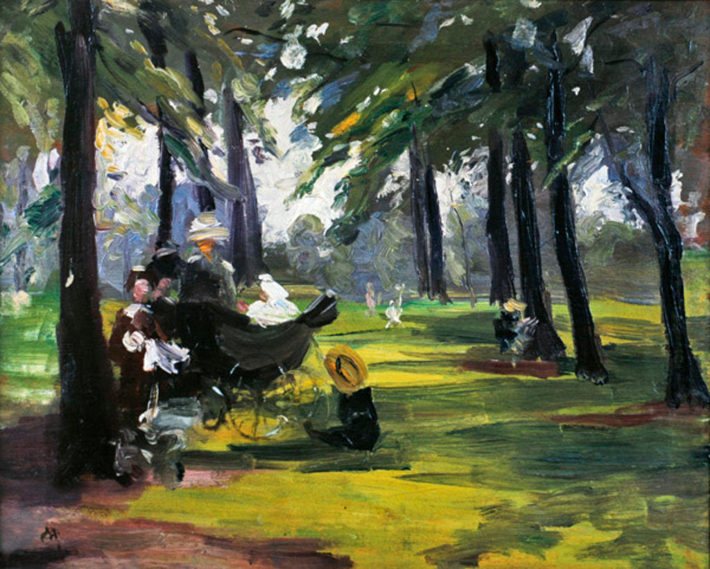 Detail of In the Park by Mary C. Greene