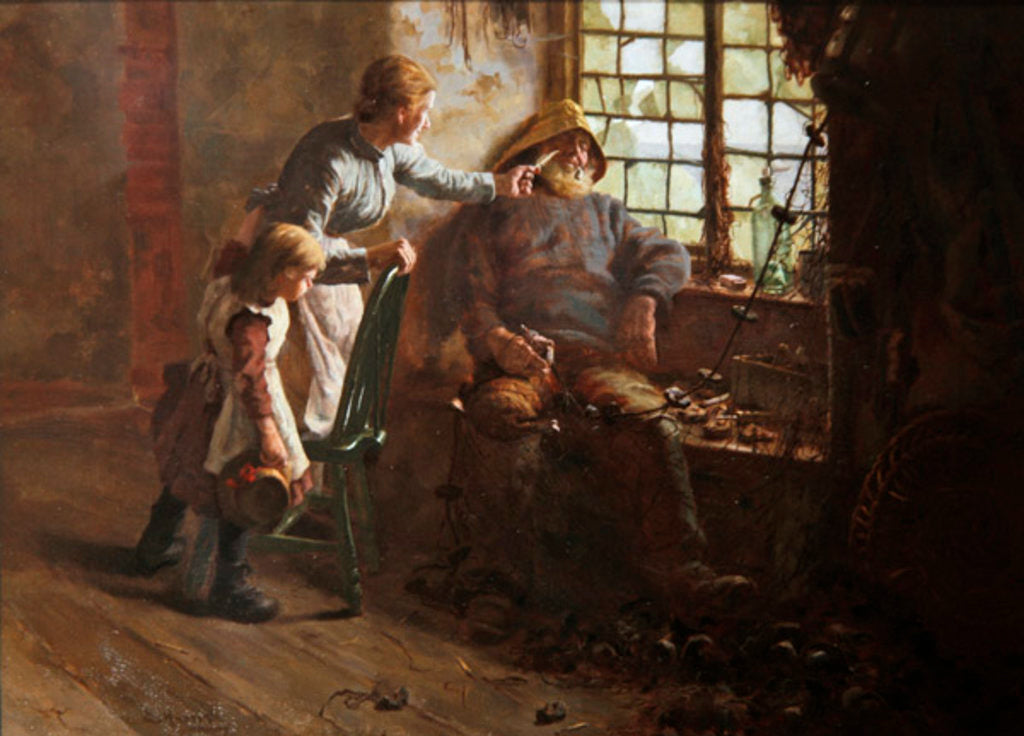 Detail of Resting by Edwin Harris