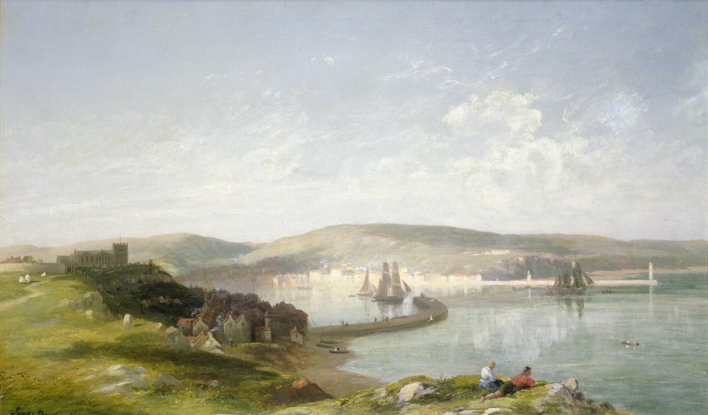 Detail of The Estuary, 1869 by James Francis Danby