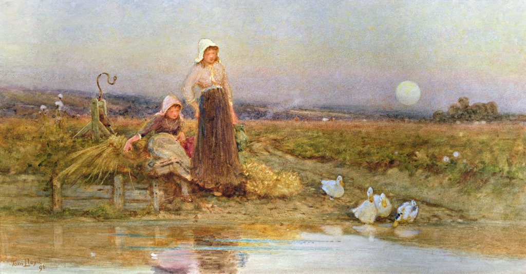 Detail of The Gleaners, 1896 by Thomas James Lloyd