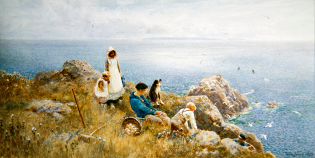 Detail of Summer Frolic, 1899 by Thomas James Lloyd